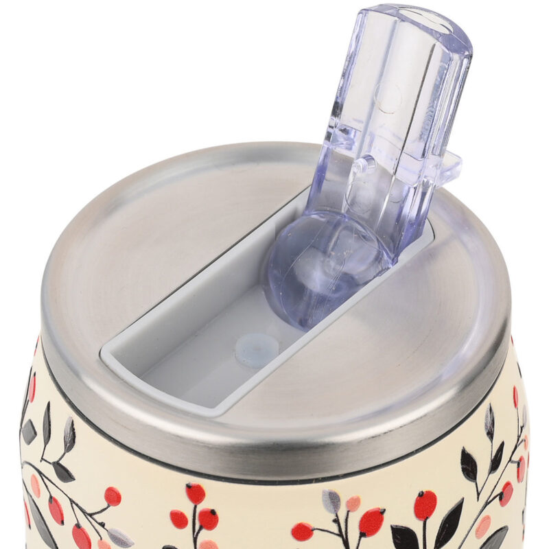 ESTIA HOME ART ΘΕΡΜΟΣ TRAVEL CUP SAVE THE AEGEAN 500ml BLOOM BEIGE - Image 2