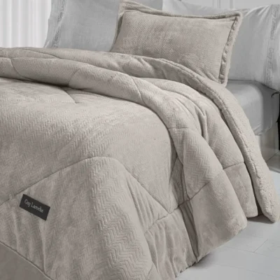 GUY LAROCHE ΚΟΥΒΕΡΤΟΠΑΠΛΩΜΑ ΥΠΕΡΔΙΠΛΟ 220x240εκ. MOORE NATURAL